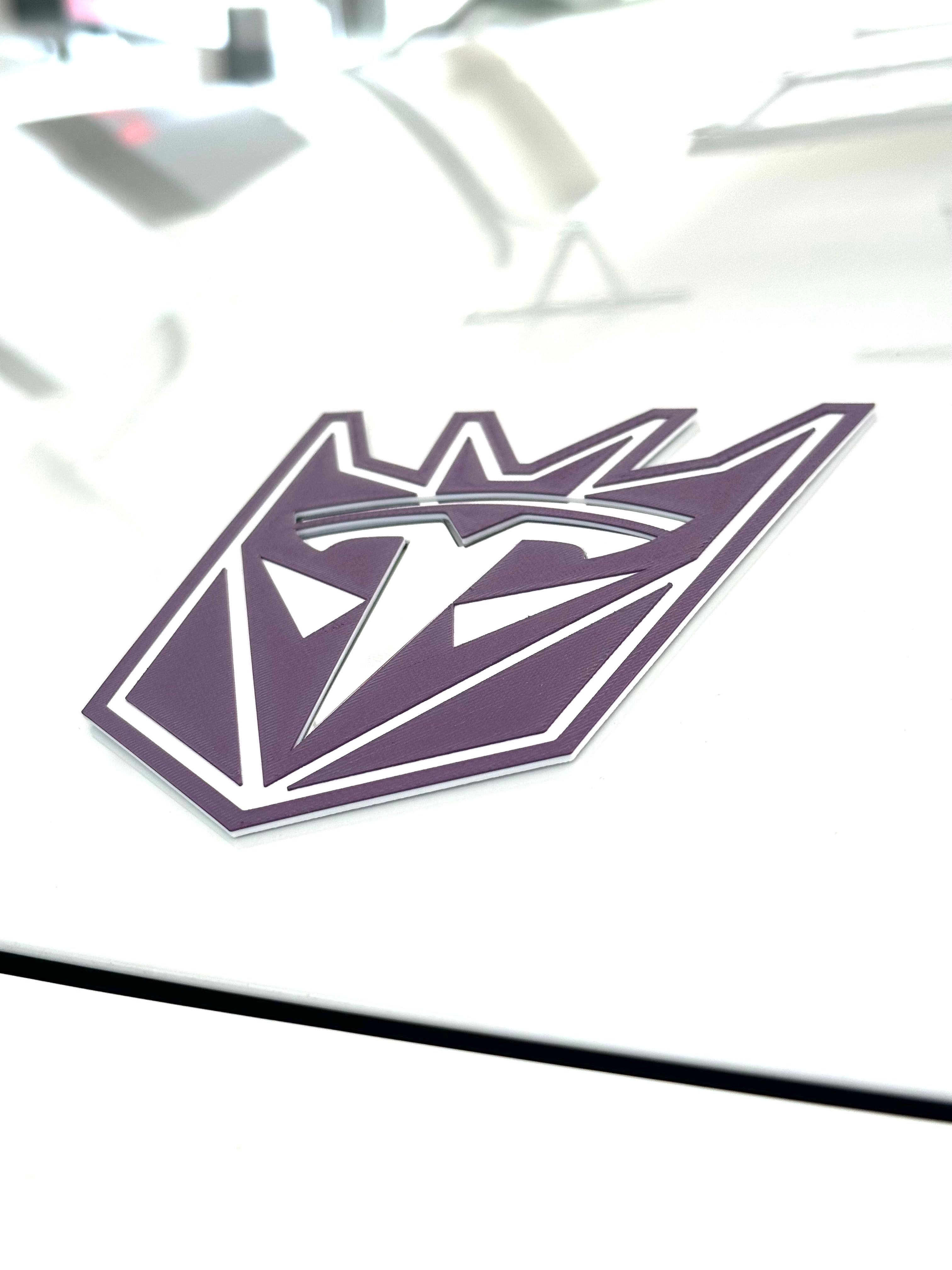 Robot Con Overlay for Tesla Emblem
