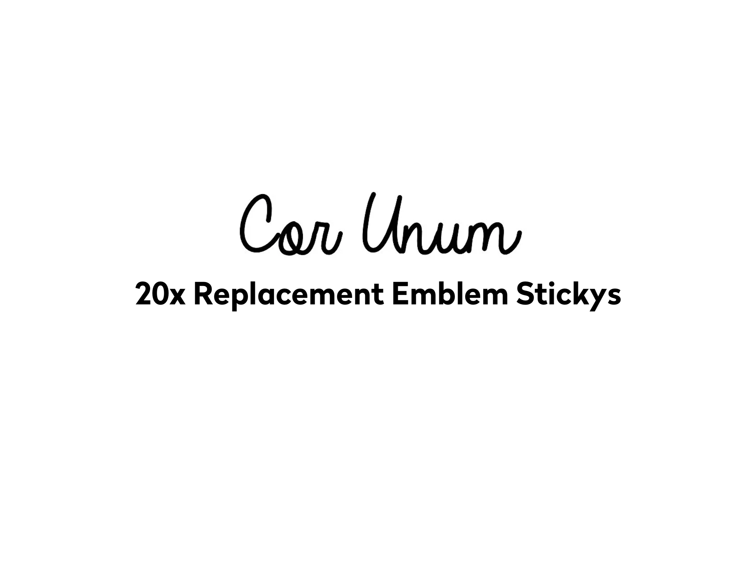 Replacement Emblem Tape