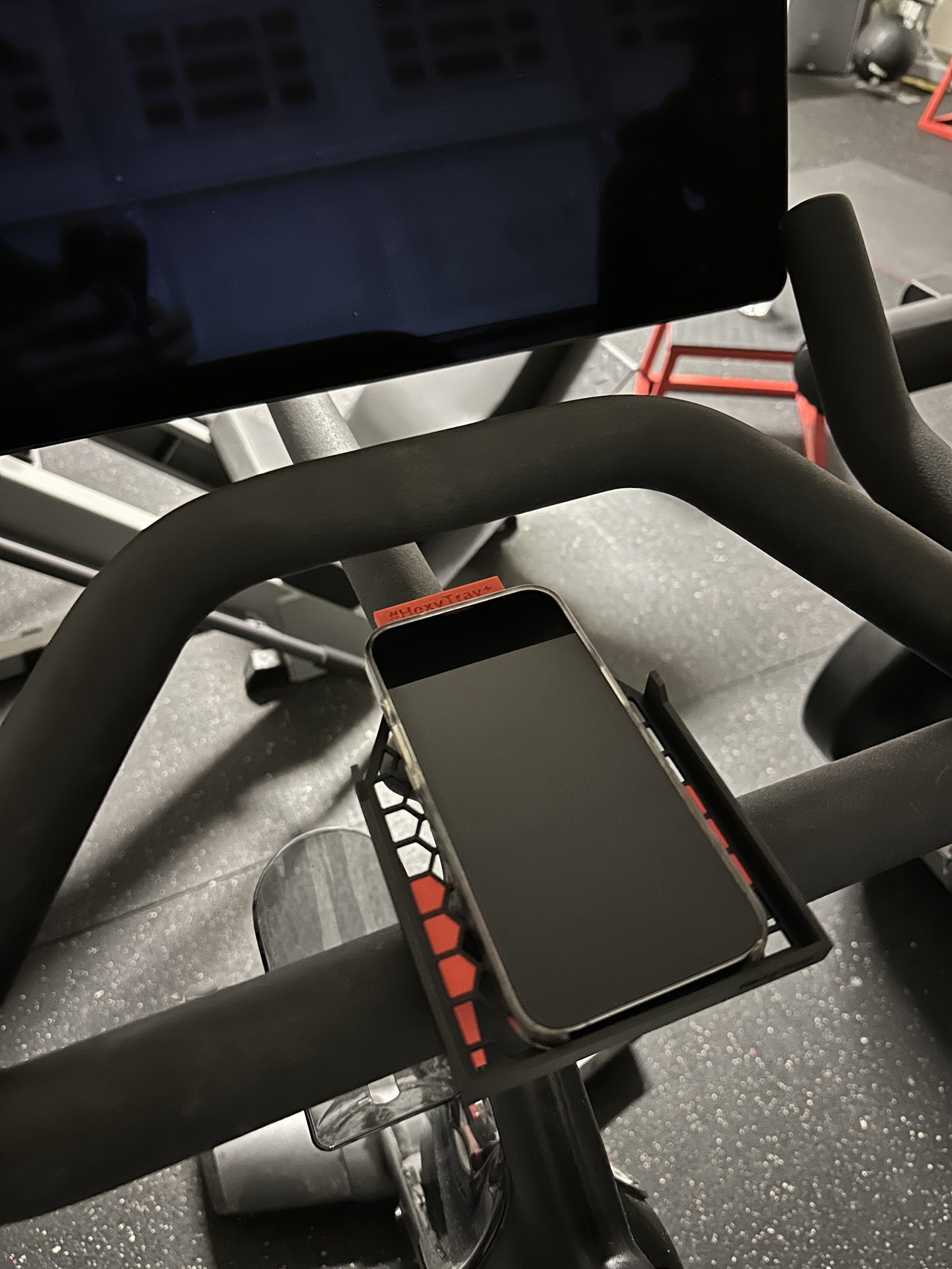 HexyTray Phone Holder for Peloton Bike and Bike+