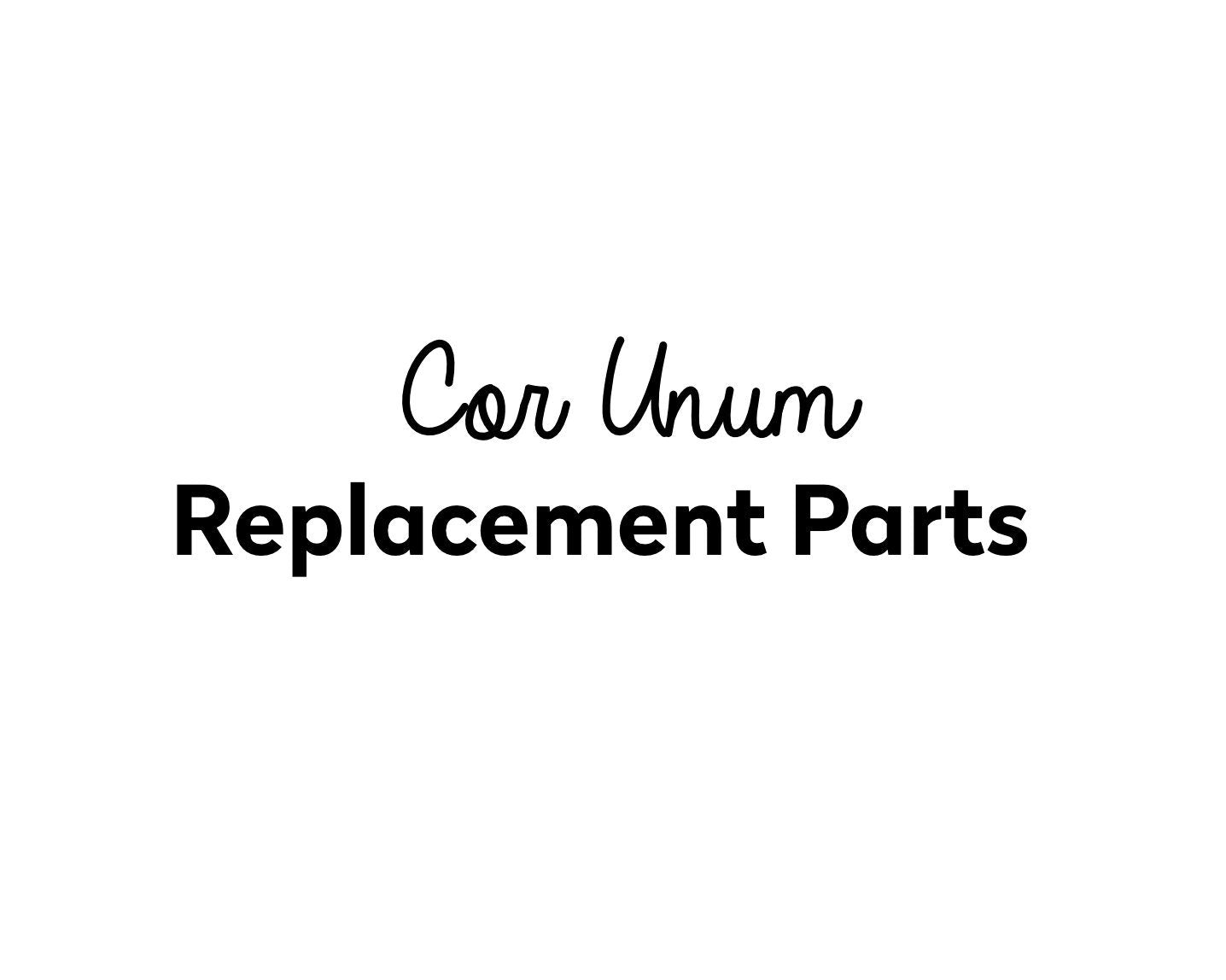 Cor Unum Replacement Parts (tape, mounts, nut, & bike)