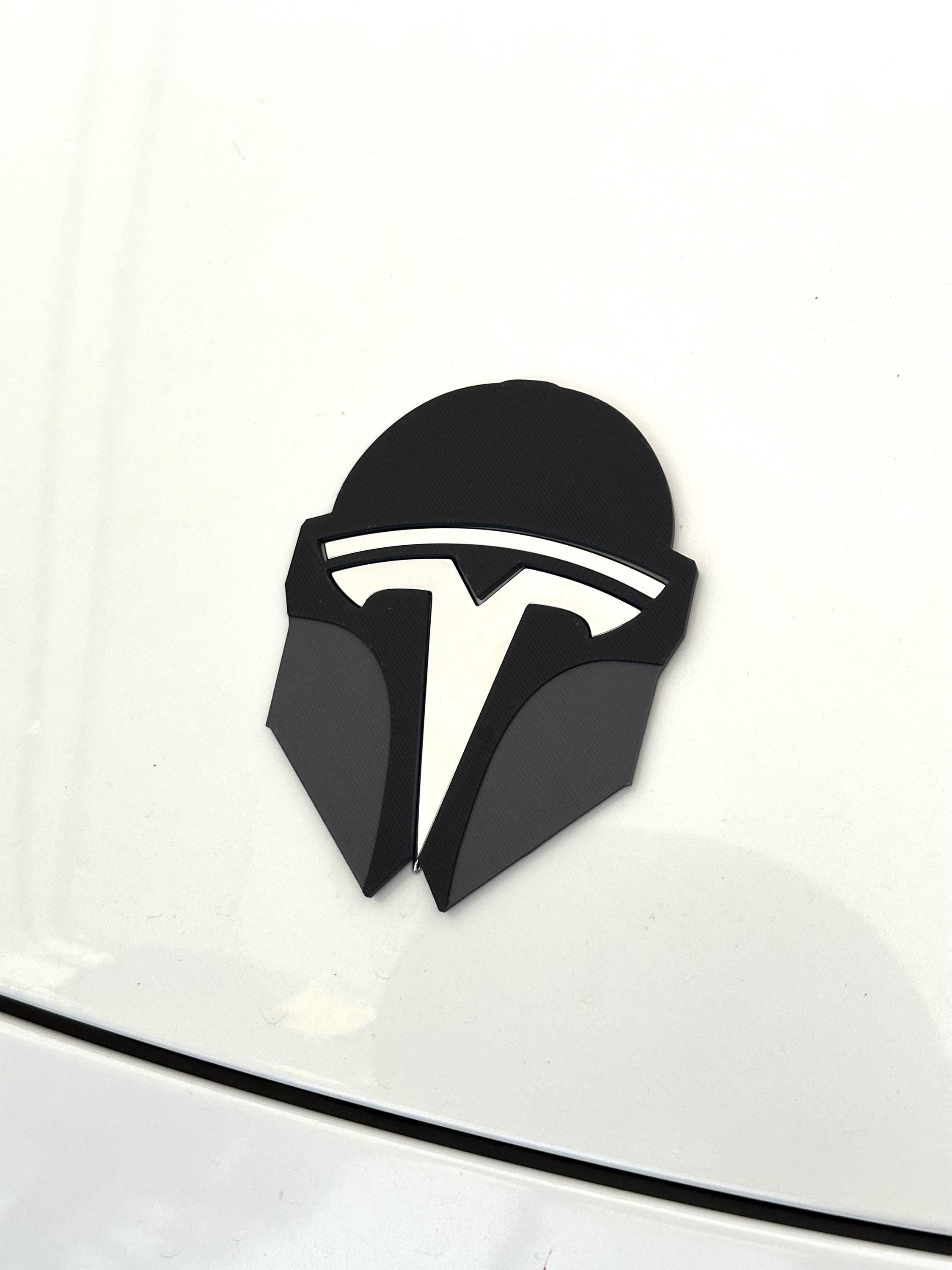 Original Helmet Mando Overlay for Tesla Emblem