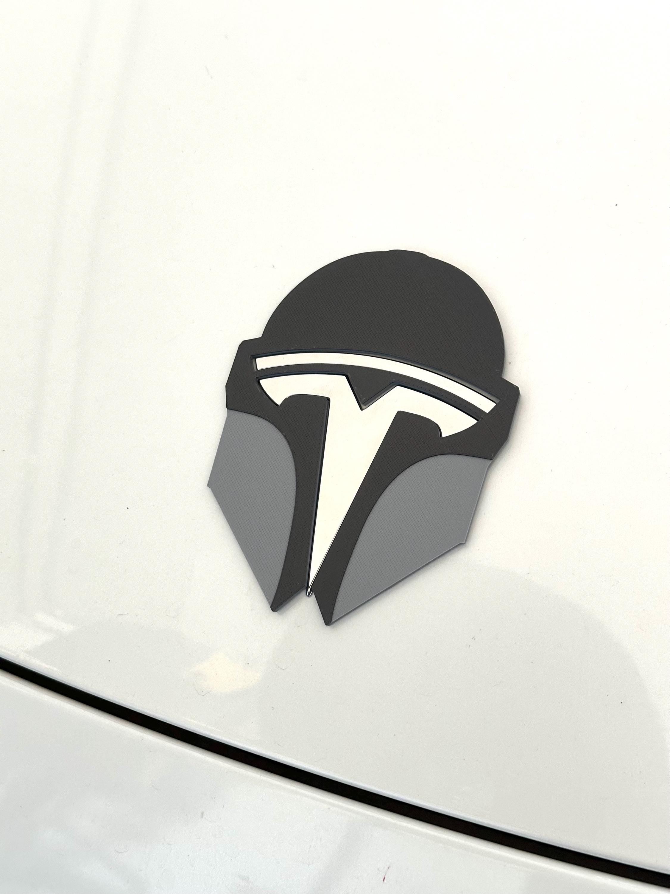 Original Helmet Mando Overlay for Tesla Emblem