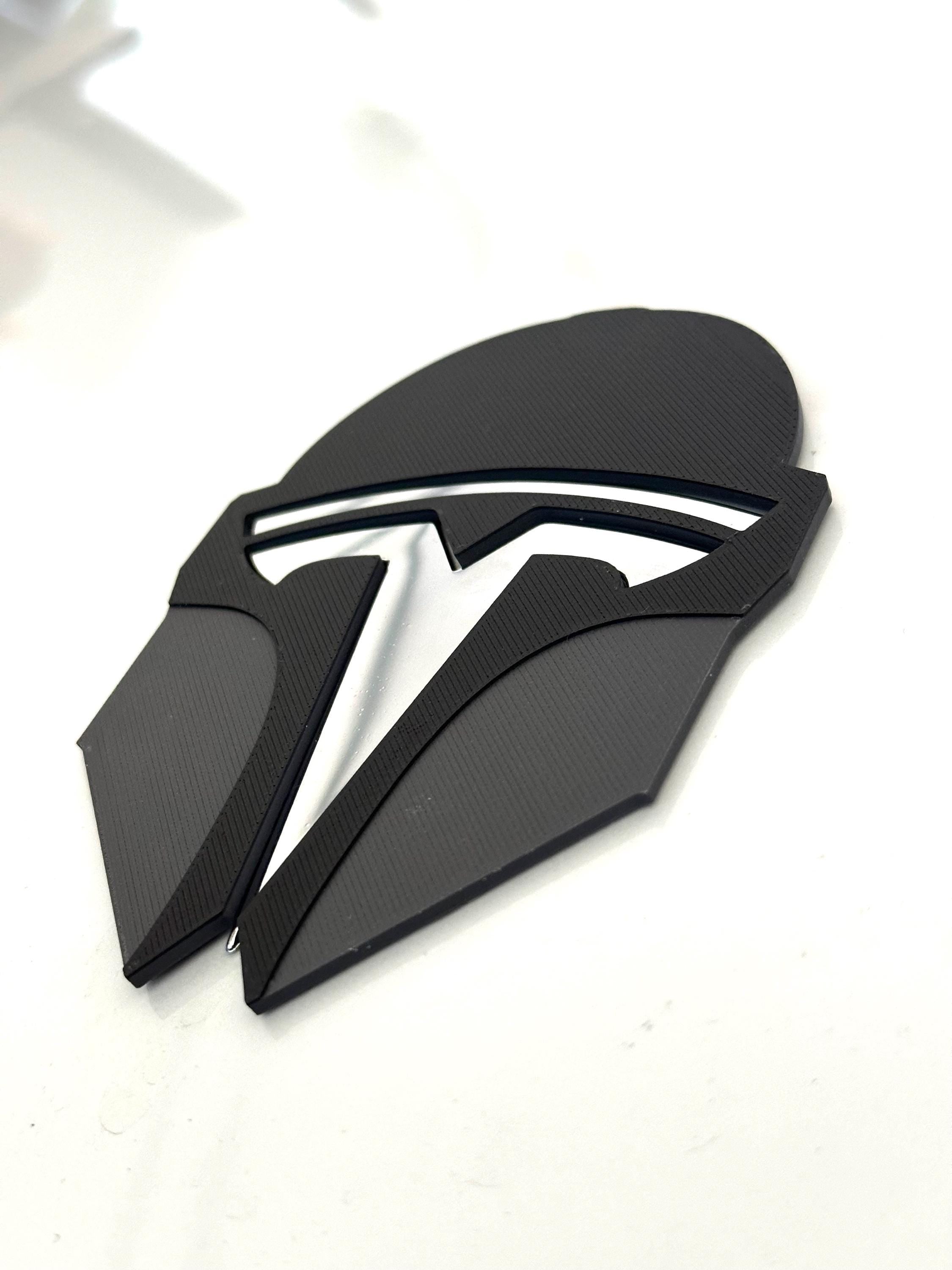 Original Helmet Mando Overlay for Tesla Emblem