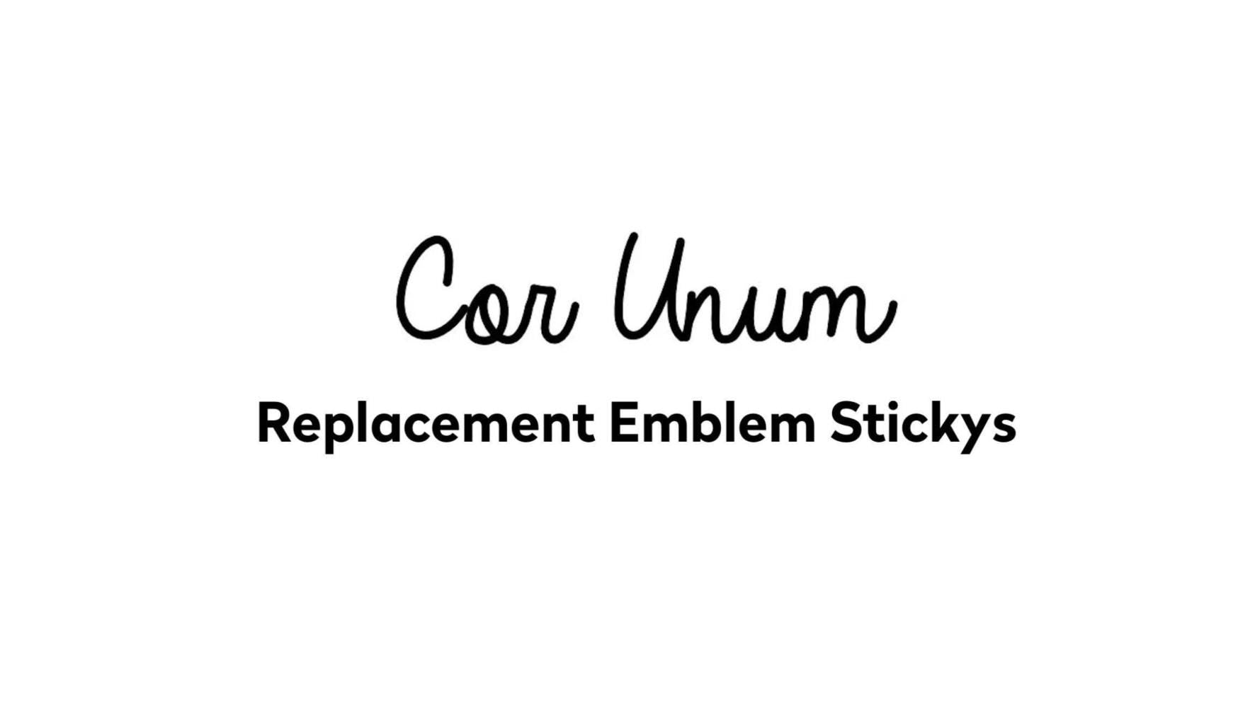 20x Replacement Emblem Sticky