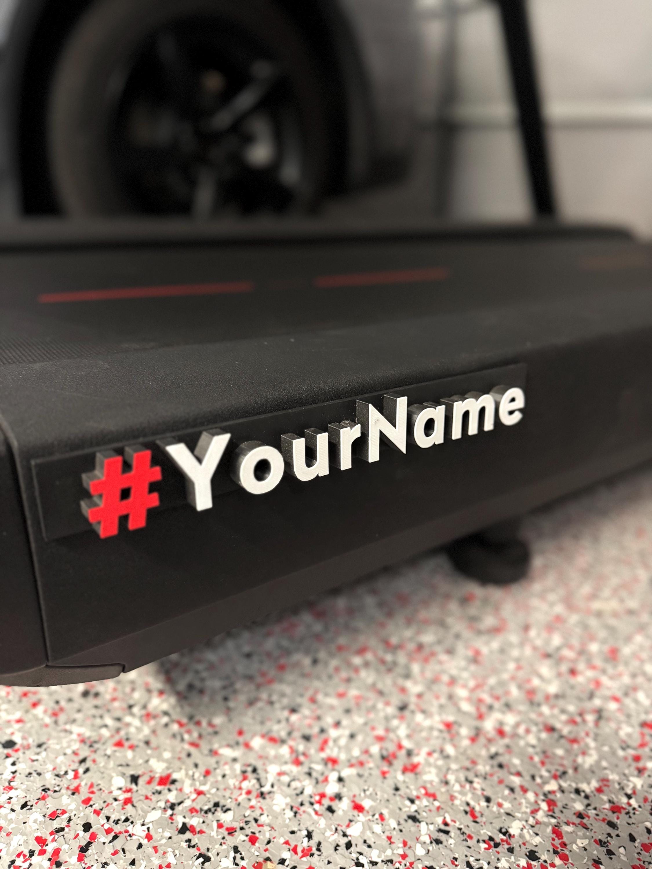 Magnetic Custom Leaderboard Name for Peloton Fanatics. Personalized With Upper or Lower Case! Tread, Row, & Bike!