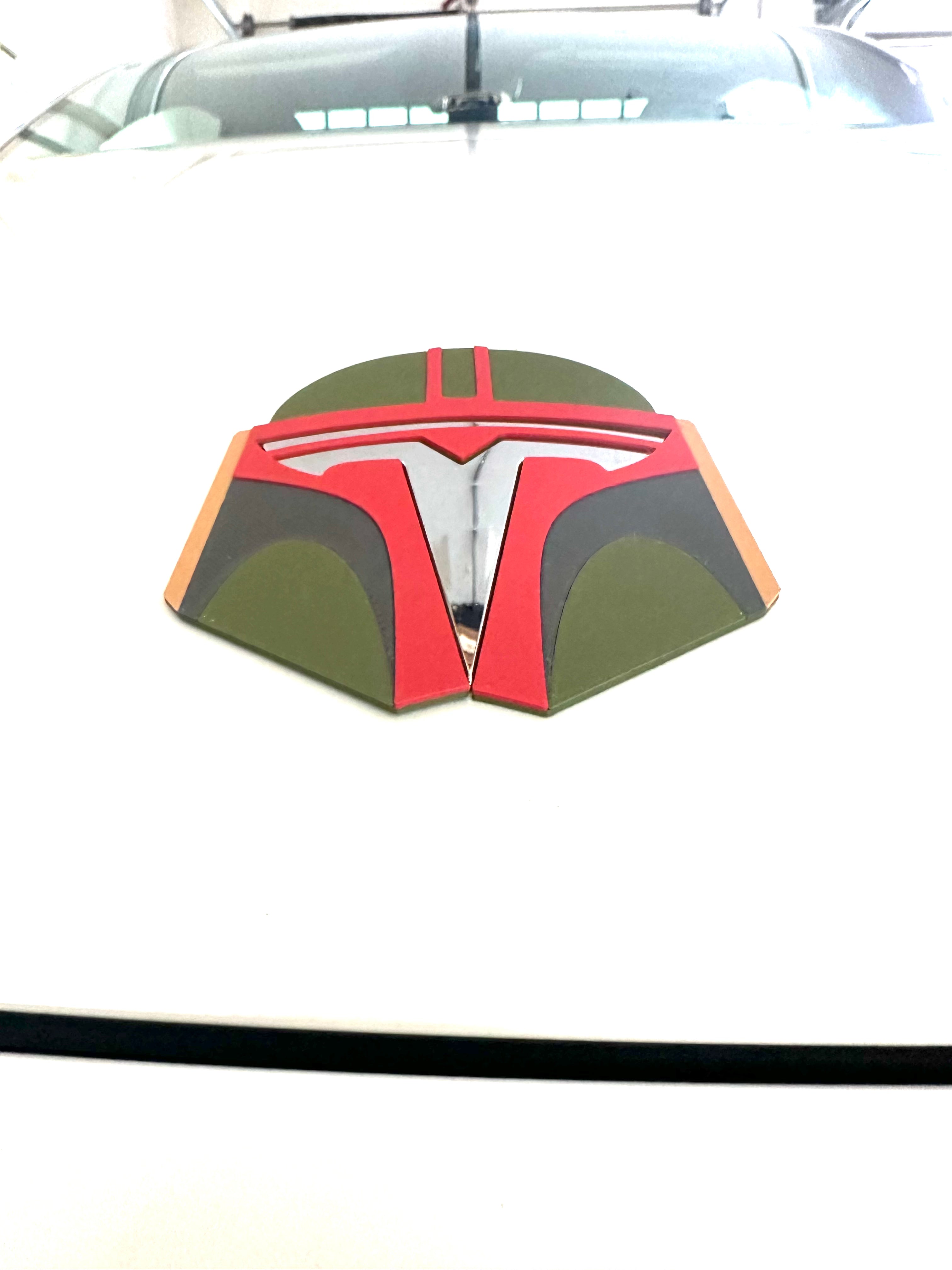 BF Helmet Overlay for Tesla 3 & Y Emblem, Cybertruck friendly