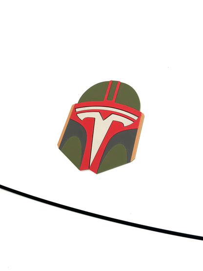 BF Helmet Overlay for Tesla 3 & Y Emblem, Cybertruck friendly