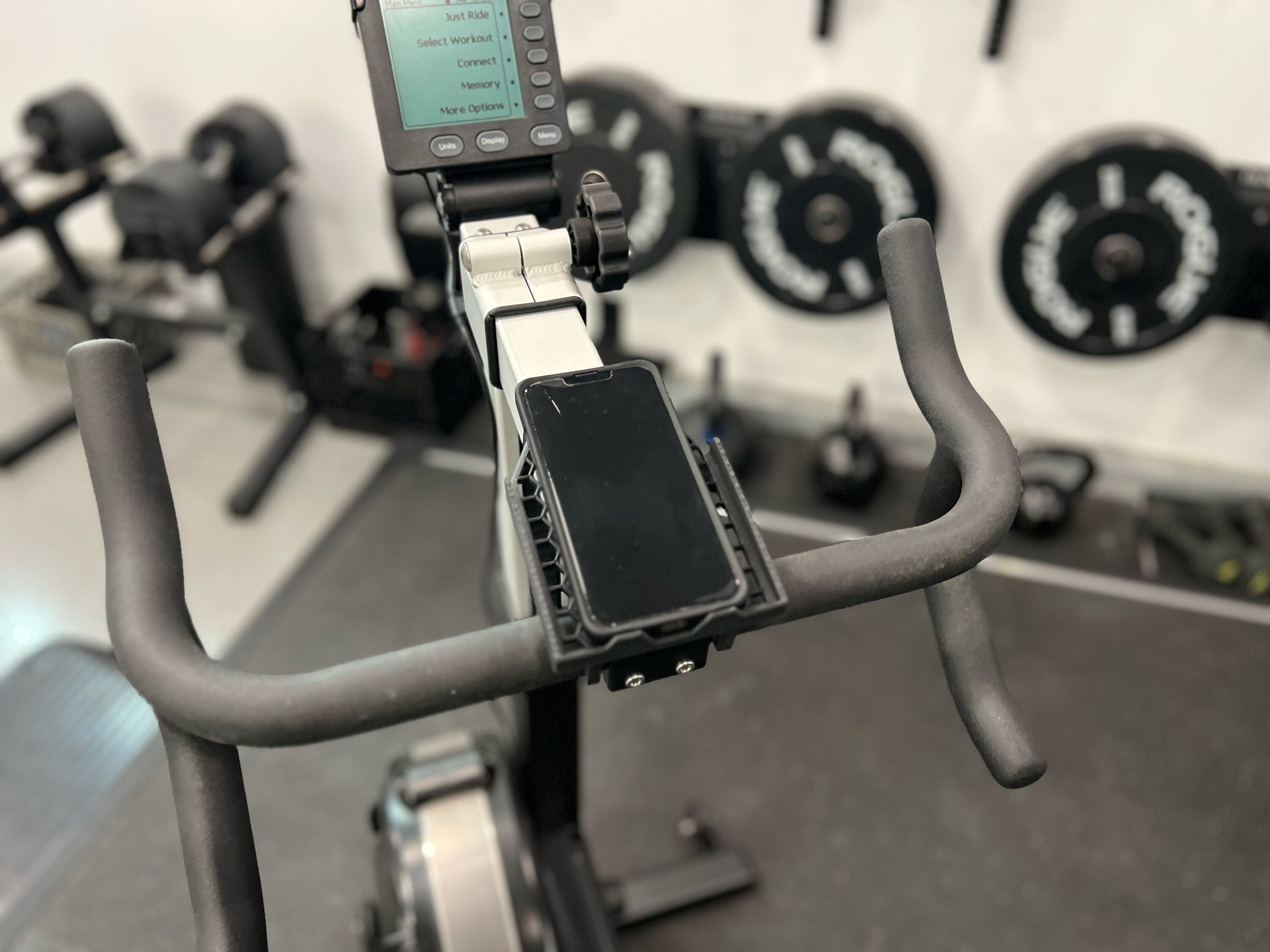 HexyTray Phone Tray for Concept2 BikeErg