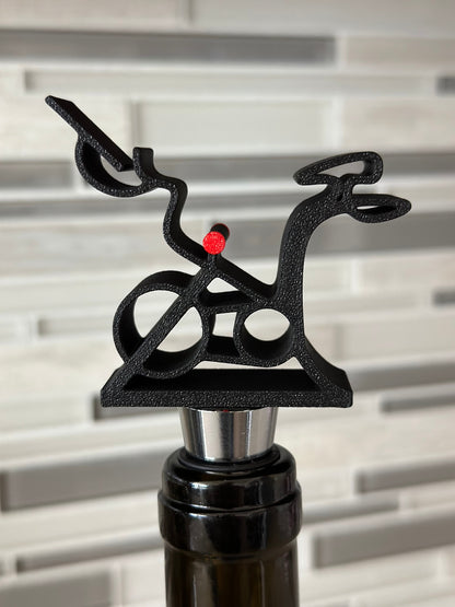 Wine Stopper for Peloton Enthusiasts