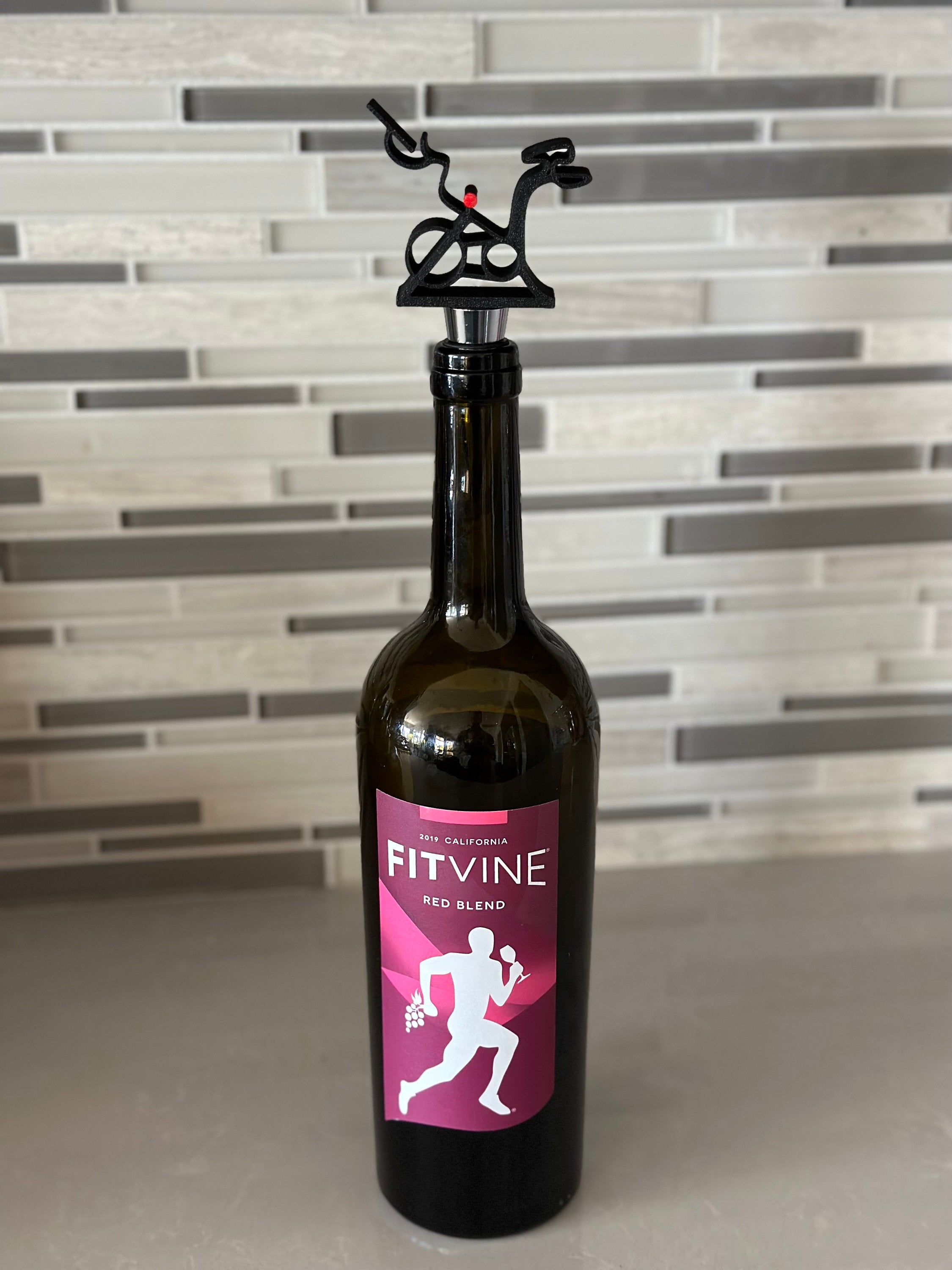 Wine Stopper for Peloton Enthusiasts