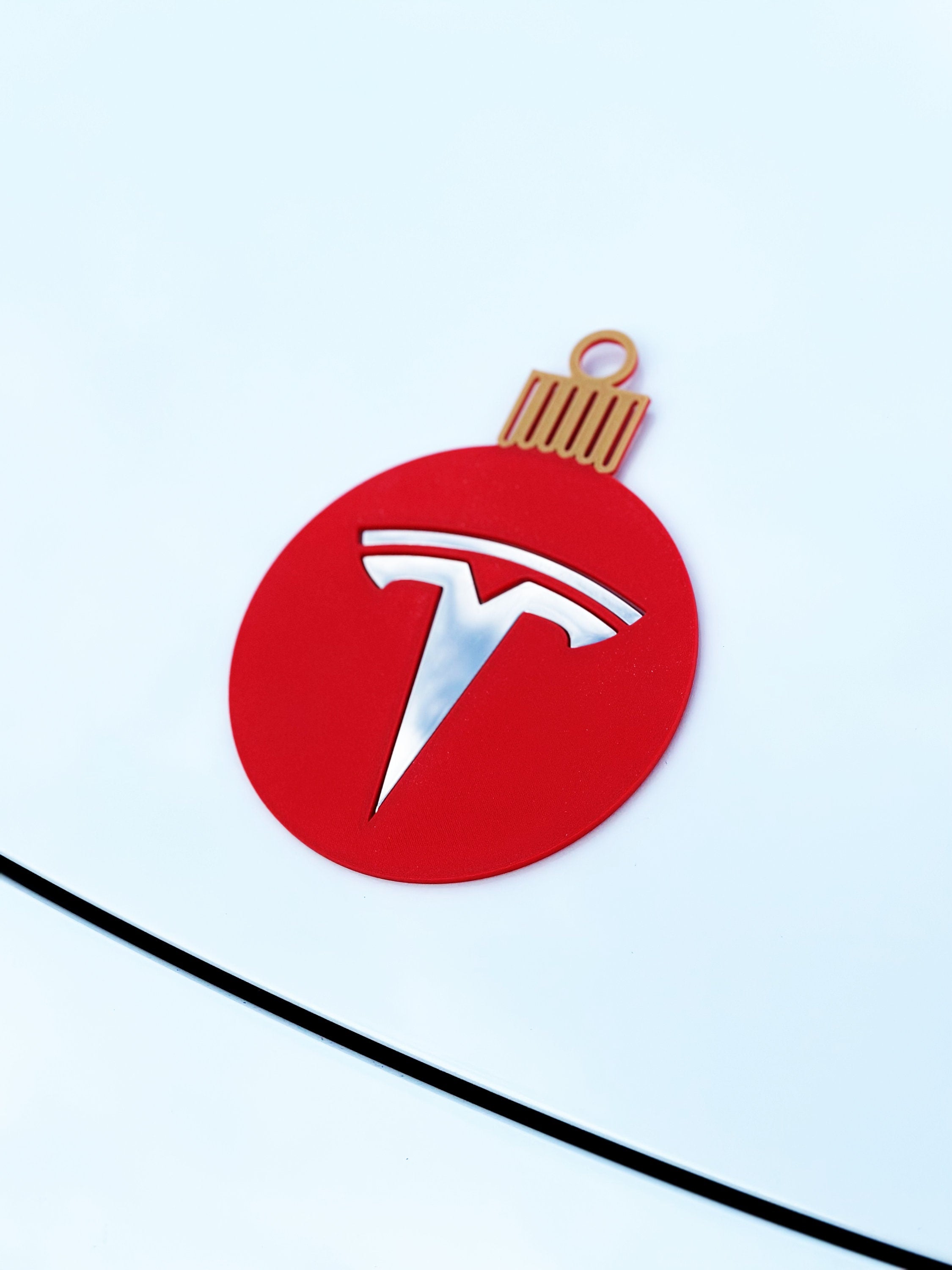 Ornament Overlay for Tesla Emblem, Reusable!