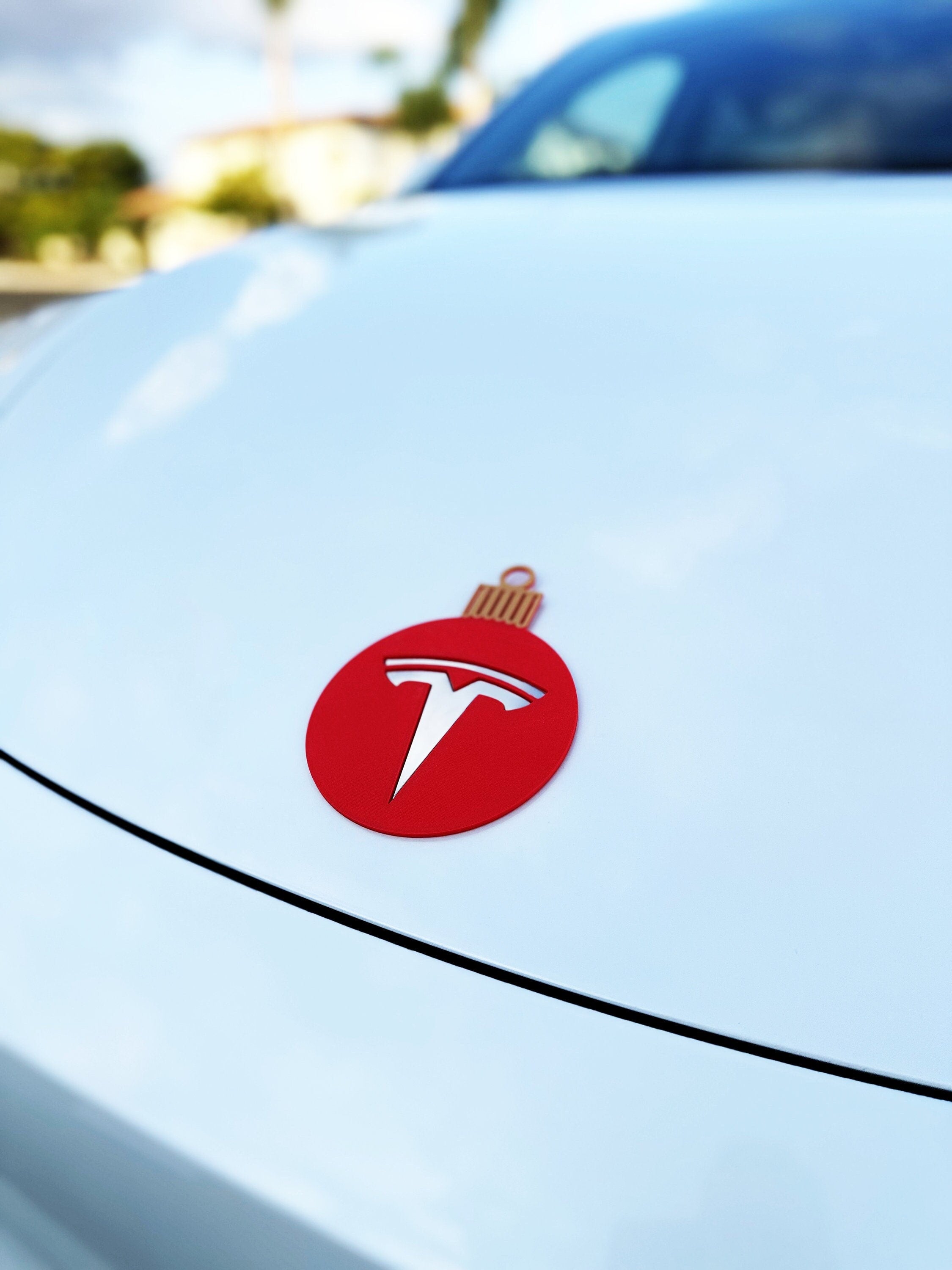 Ornament Overlay for Tesla Emblem, Reusable!