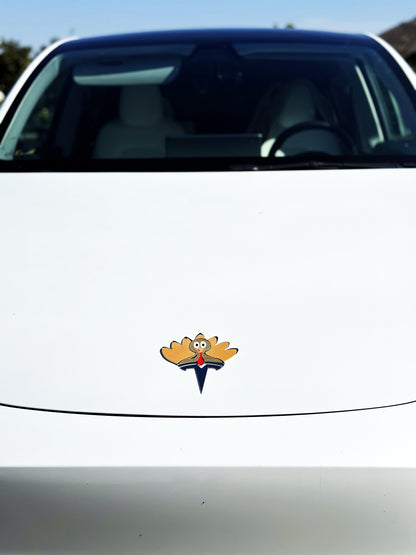 Turkey Overlay for Tesla Emblem, Reusable!