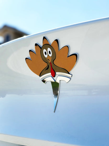 Turkey Overlay for Tesla Emblem, Reusable!