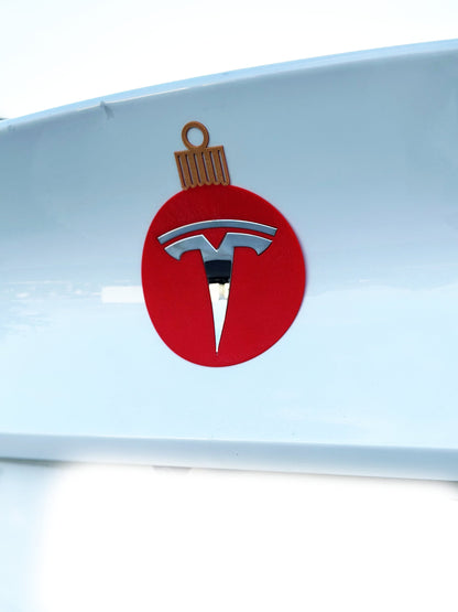 Ornament Overlay for Tesla Emblem, Reusable!