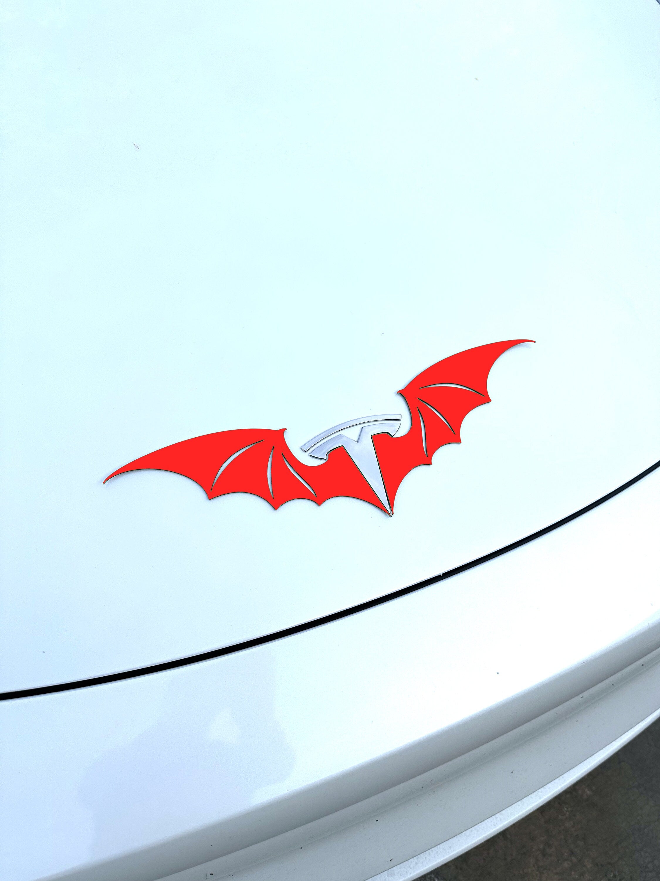 Male Dragon Wings for Tesla Emblem