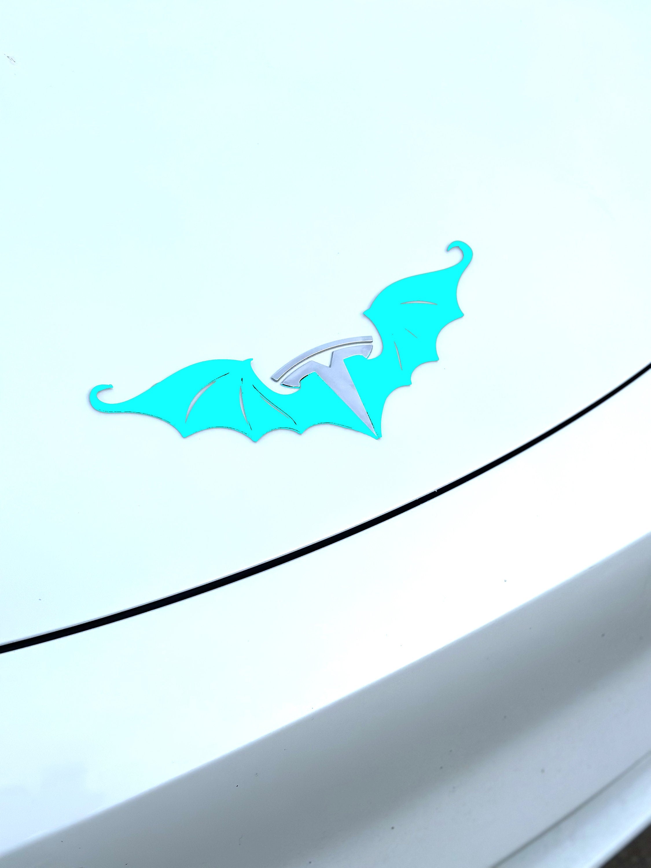 Female Dragon Wings for Tesla Emblem