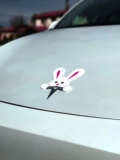 Easter Bunny for Tesla Emblem