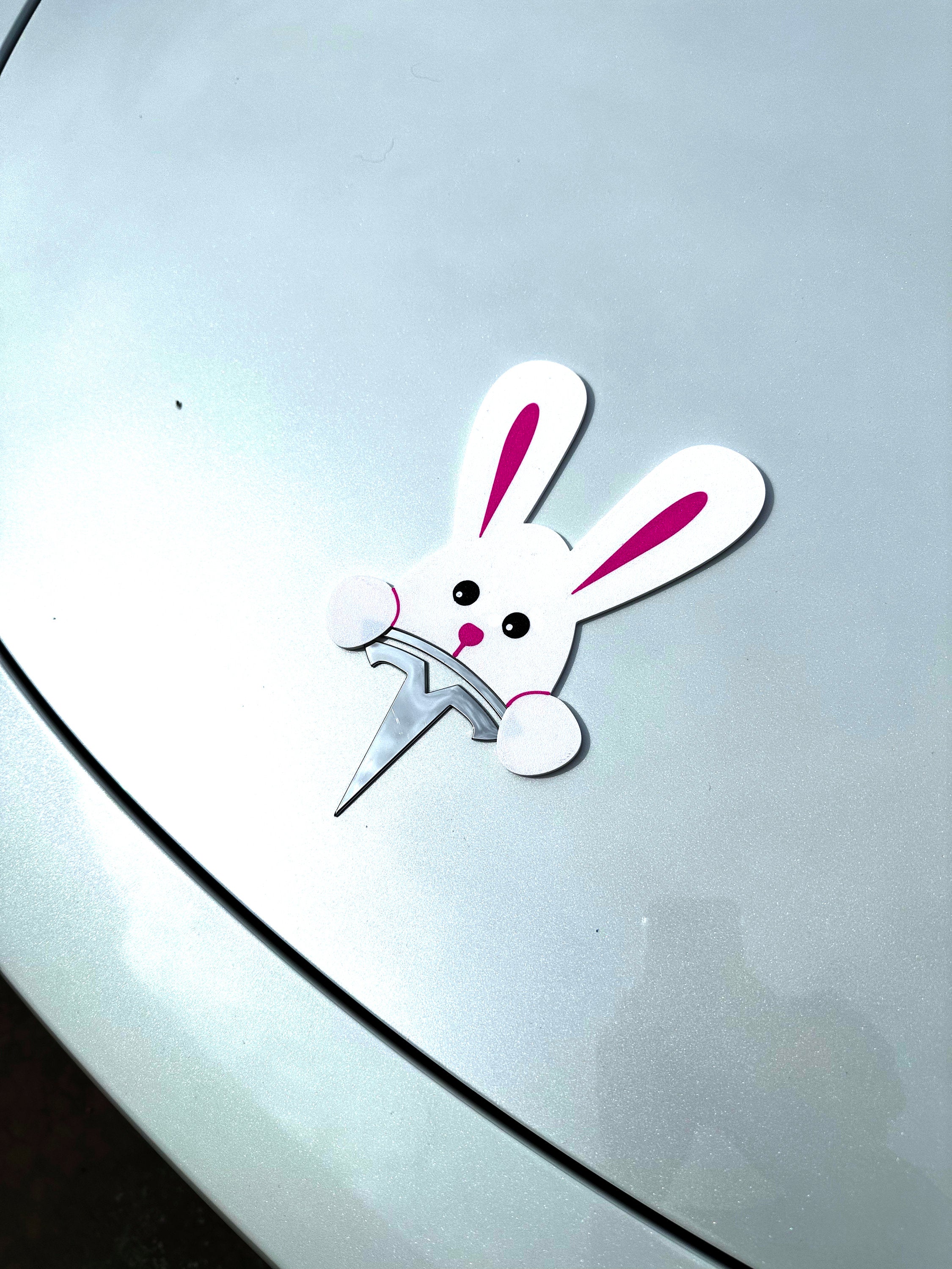 Easter Bunny for Tesla Emblem