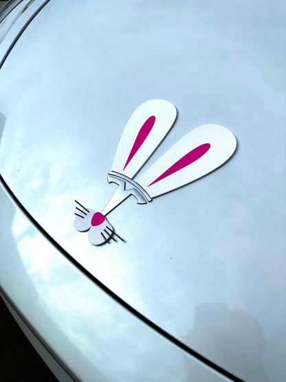 Easter Bunny Ears for Tesla Emblem