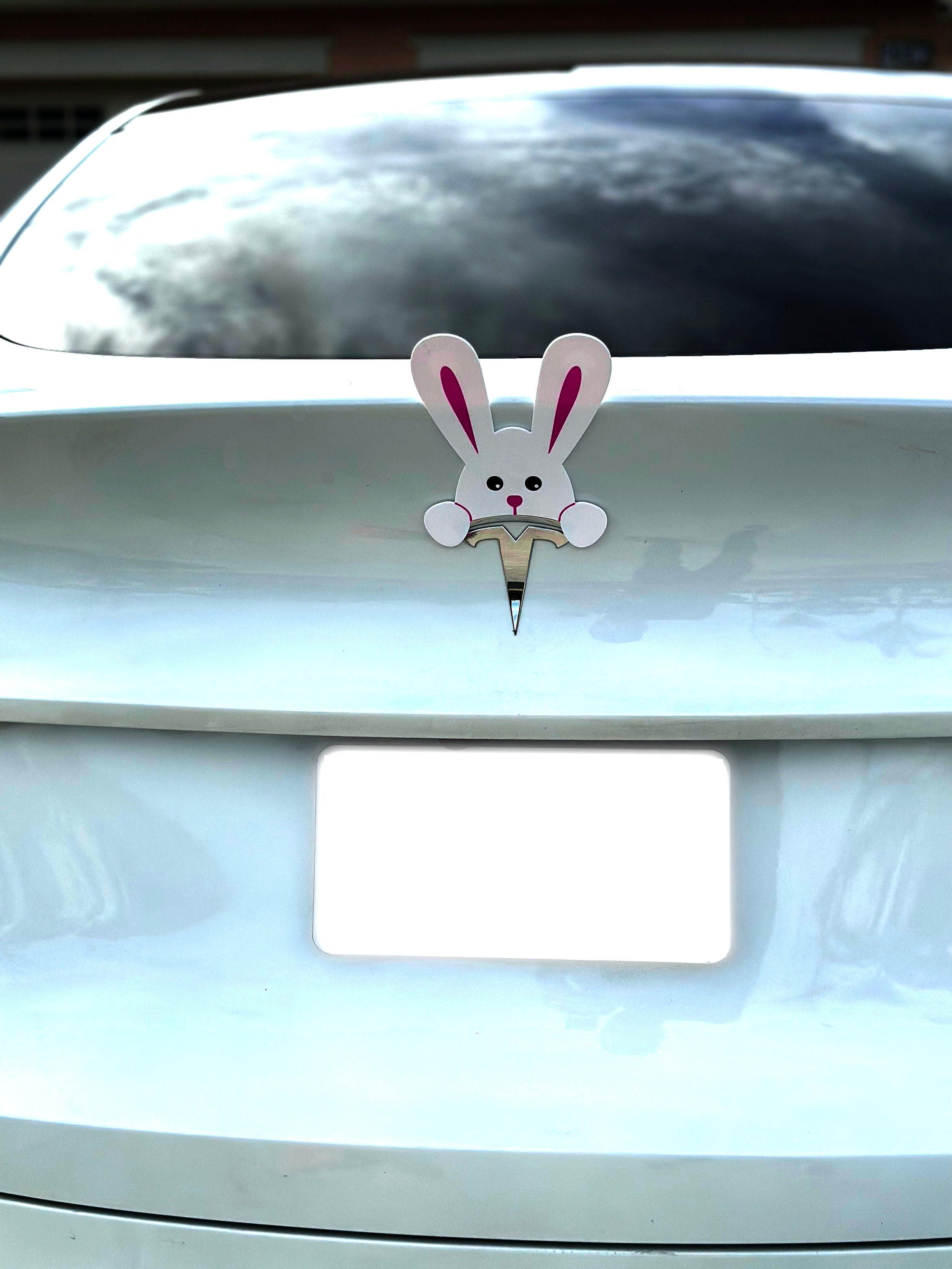 Easter Bunny for Tesla Emblem