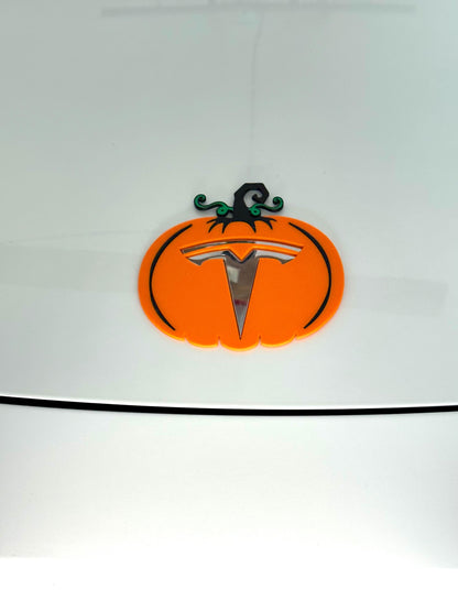 Halloween Pumpkin Spice Overlay for Tesla