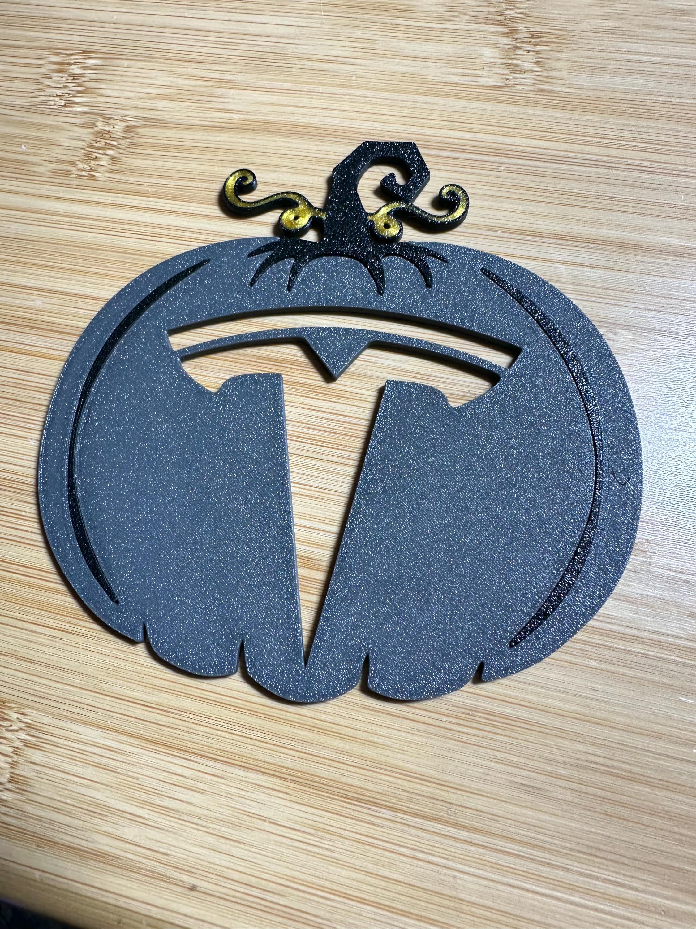 Halloween Pumpkin Spice Overlay for Tesla