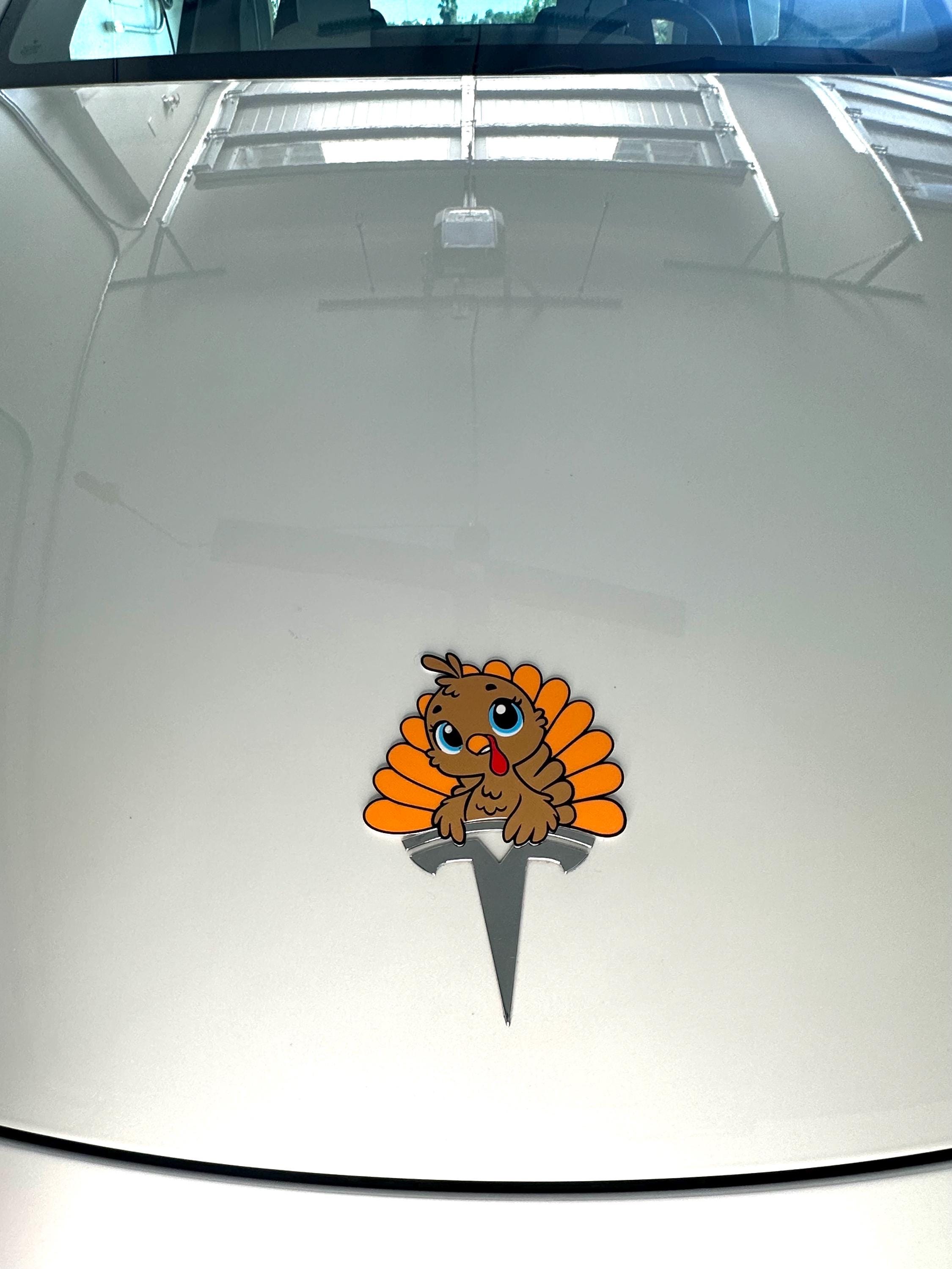 New Turkey Overlay for Tesla Emblem, Reusable!