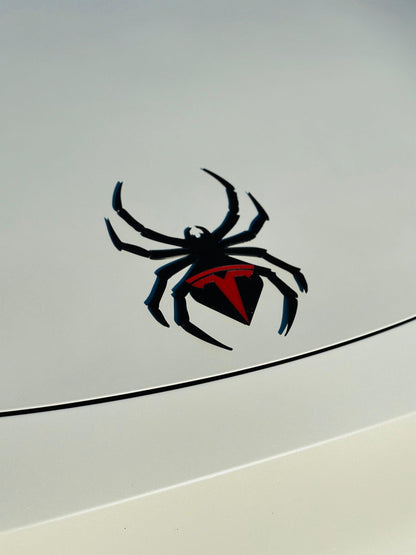 Spider Overlay for Tesla Emblem