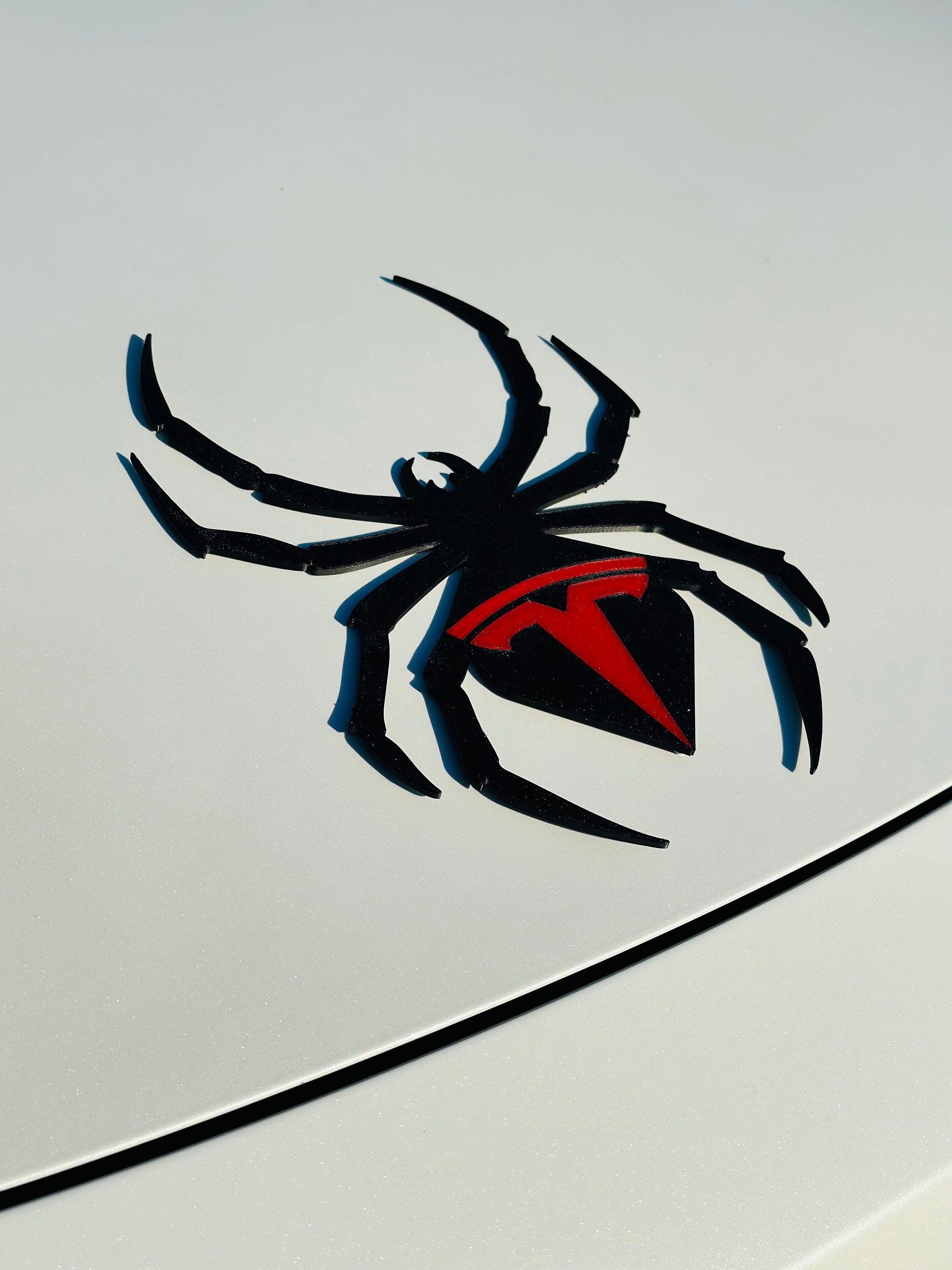 Spider Overlay for Tesla Emblem