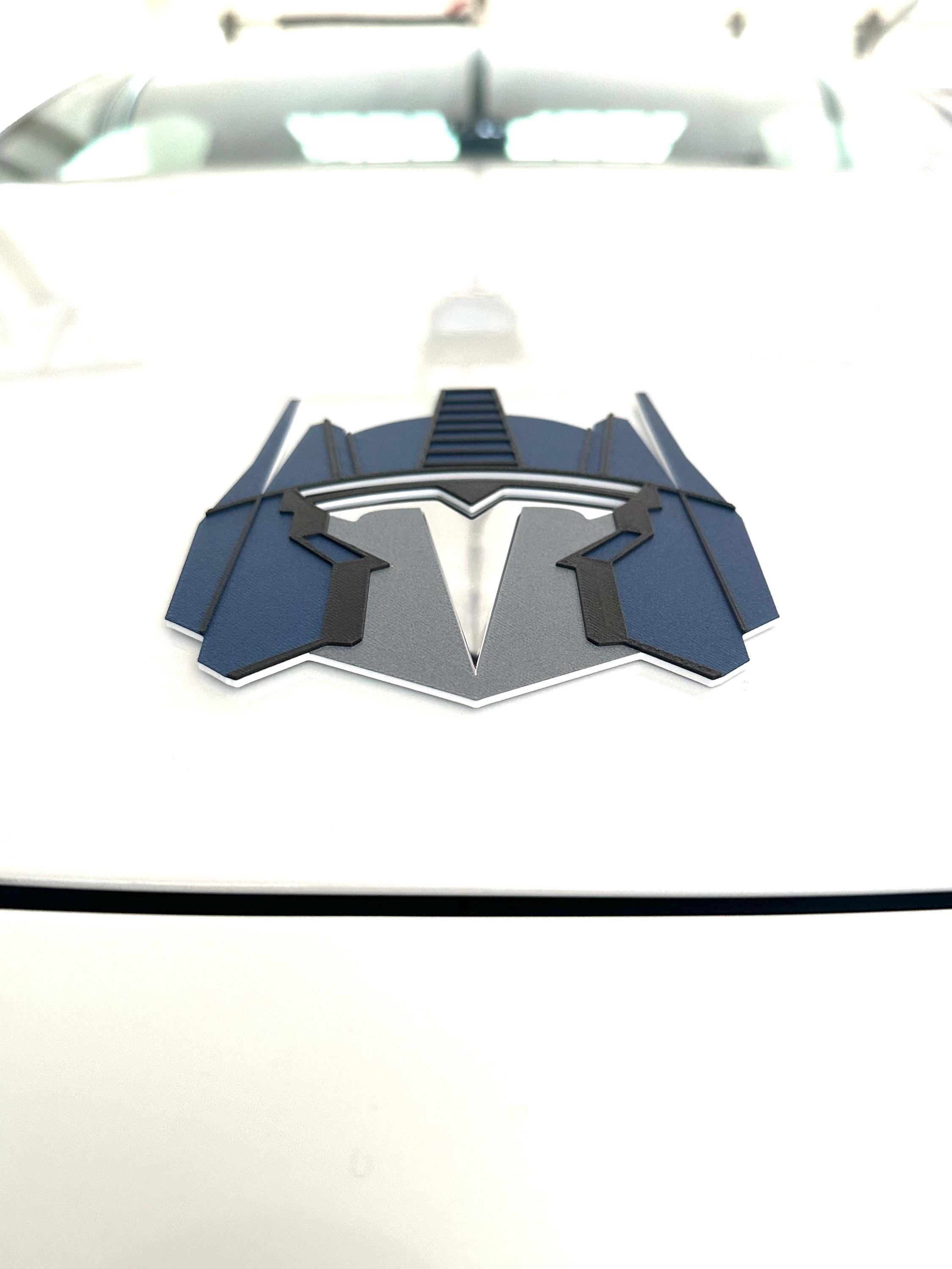 Robot Opti Overlay for Tesla Emblem
