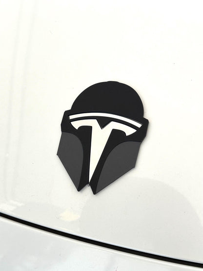 Original Helmet Mando Overlay for Tesla Emblem