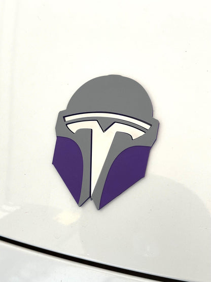 Original Helmet Mando Overlay for Tesla Emblem
