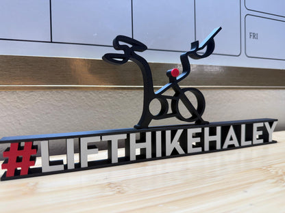 Custom Leaderboard Name Desktop for Peloton Fanatics. Personalized! ALL CAPS