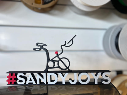 Custom Leaderboard Name Desktop for Peloton Fanatics. Personalized! ALL CAPS